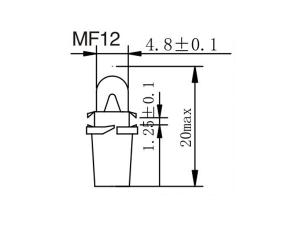 Ampoule de tableau de bord MF10, 11, 12, 14